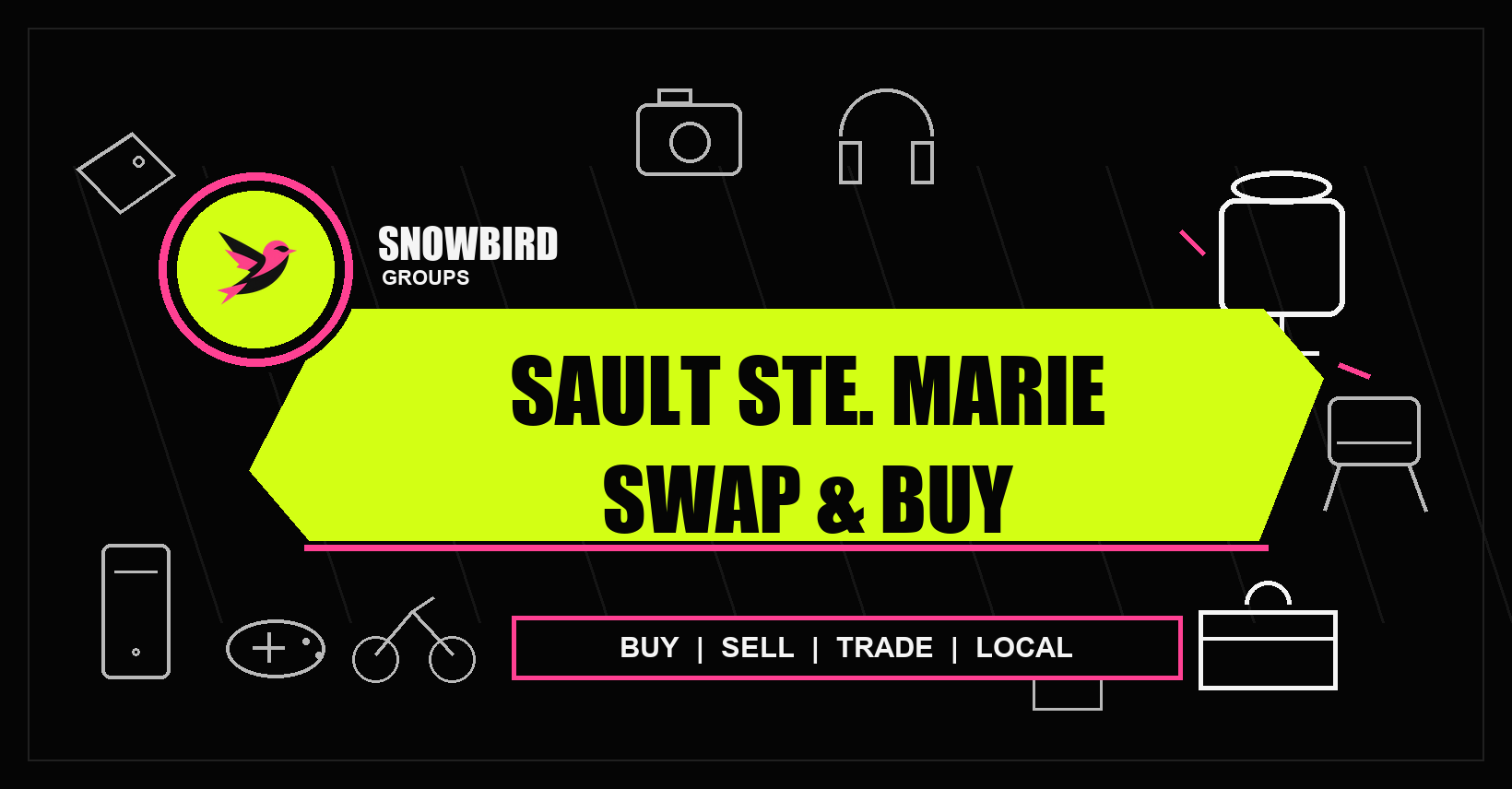 Sault Ste. Marie community banner.